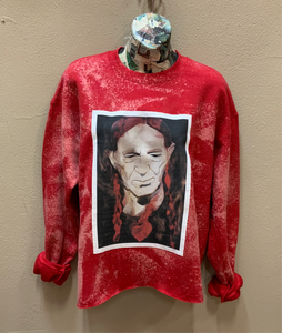 Willie distressed sweatshirt