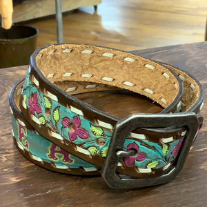 Hand painted belt
